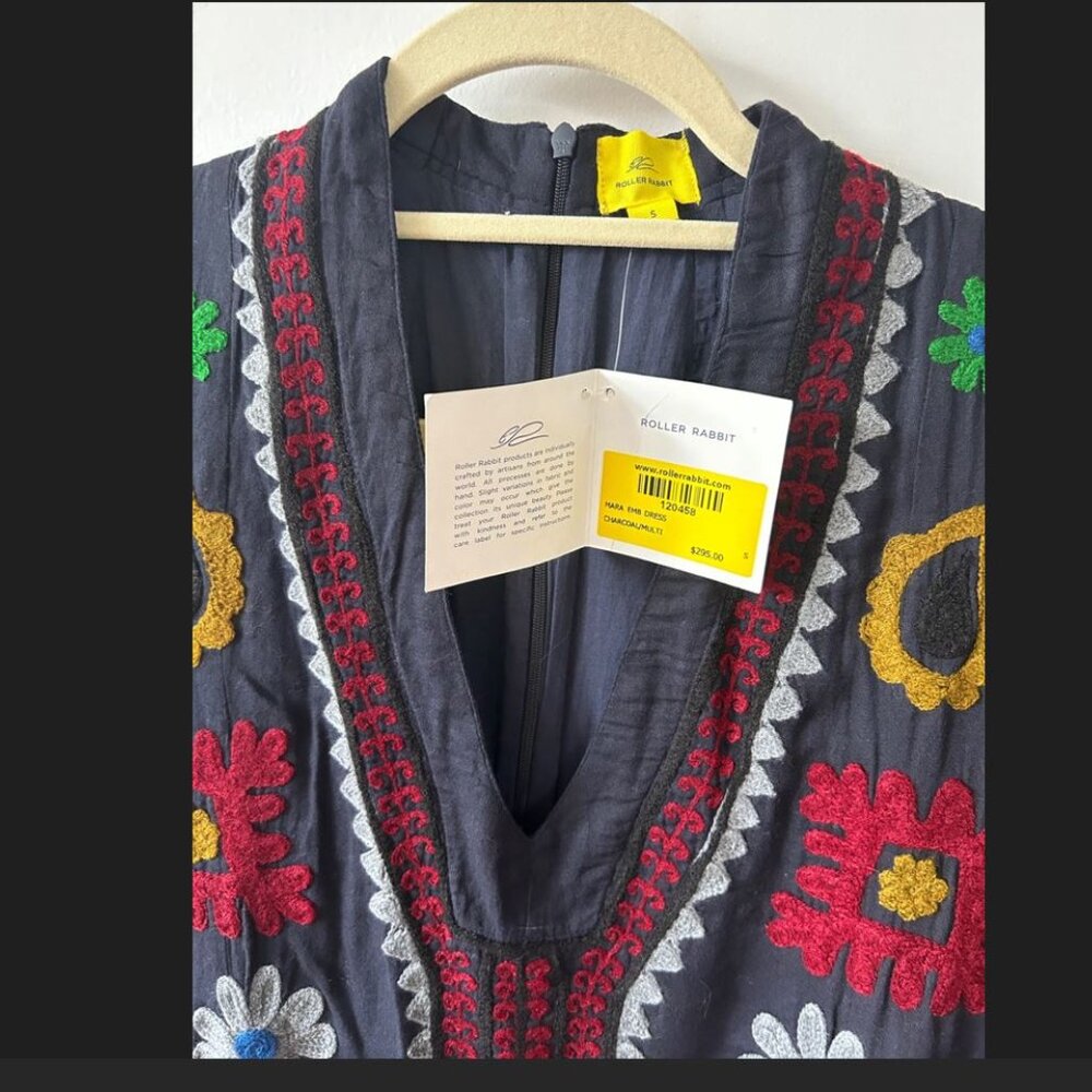 Roller Rabbit Multicolor Embroidered Dress - Picture 3 of 7